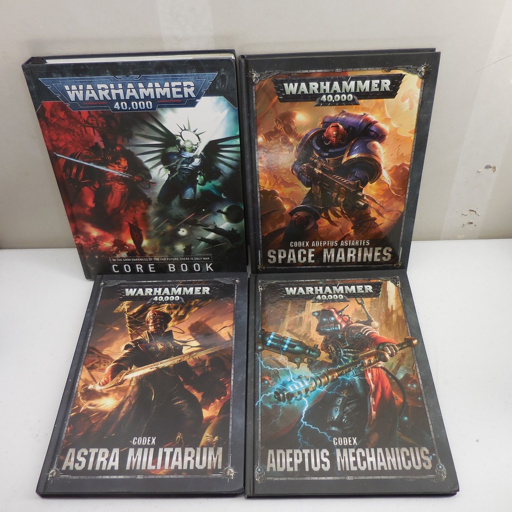 Warhammer 40k 8th Edition Lot Core Book Space Marines Astra Militarum AdMech
